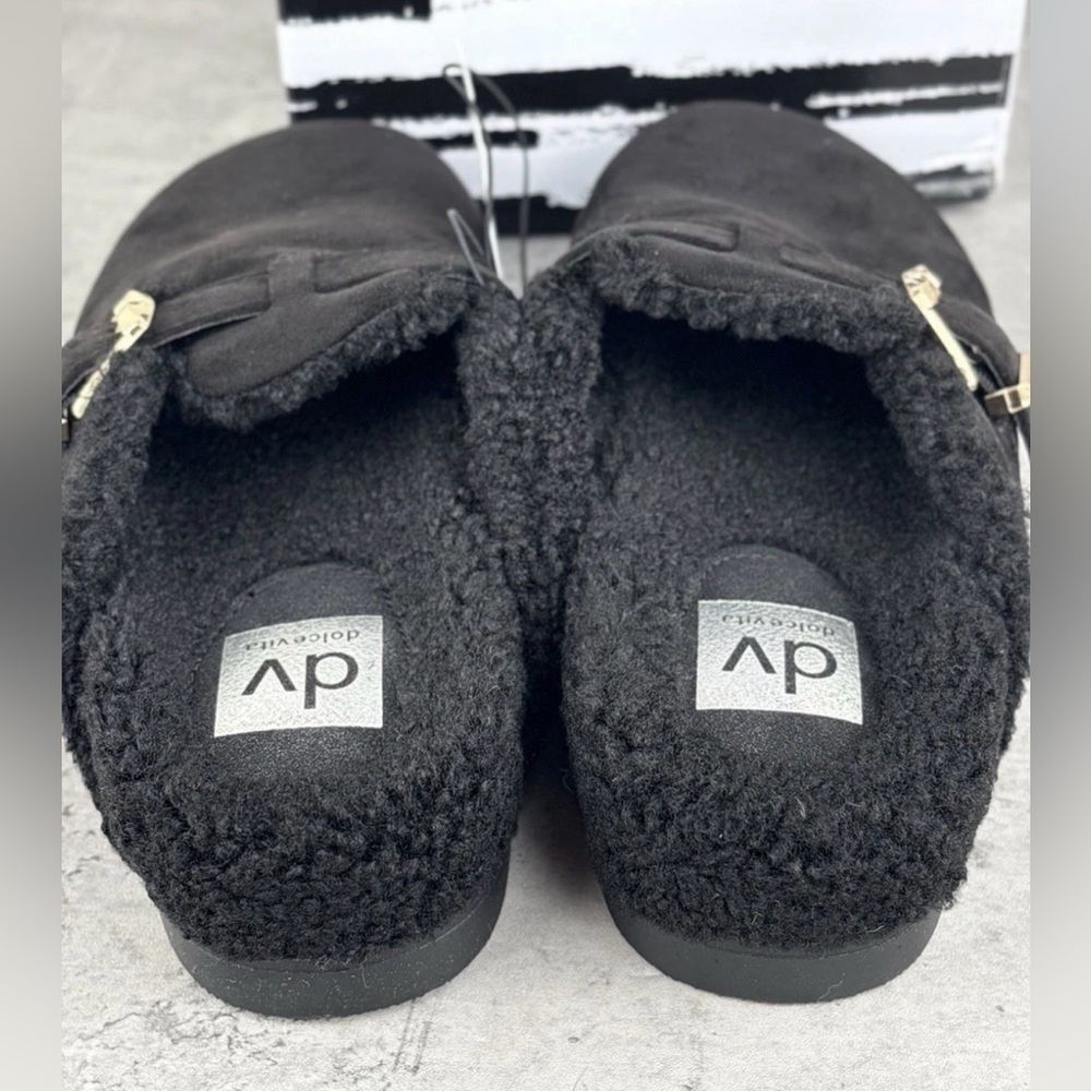 New DV By Dolce Vita Women’s cozy slide black Size 11 New In Box Cozy Slip On - Picture 3 of 5